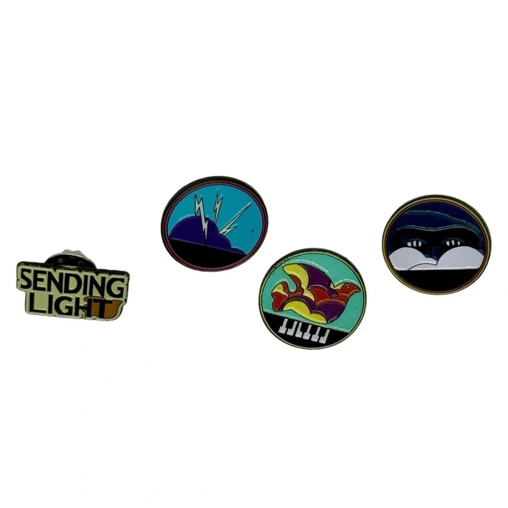 Freecity  Supershop‎ Rare Lot of Enamel Pins Sending Light Life Nature Love GUC